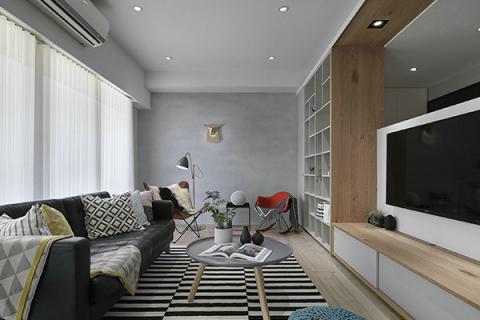 萬科五龍山翡翠洋房--80平米現代簡約裝修案例