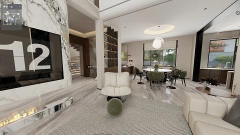  意式風復式三層